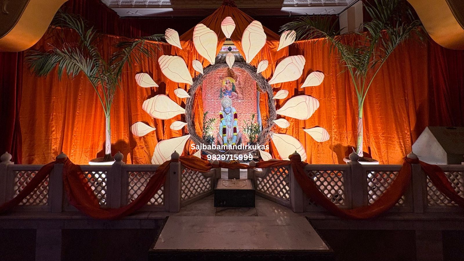 Sai Baba Mandir Kukas — Beautiful Adornment