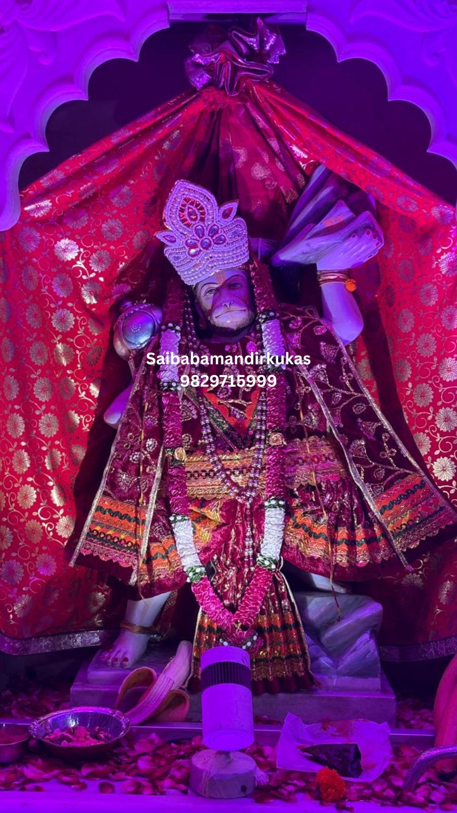 Lord Hanuman - Sai Baba Mandir Kukas