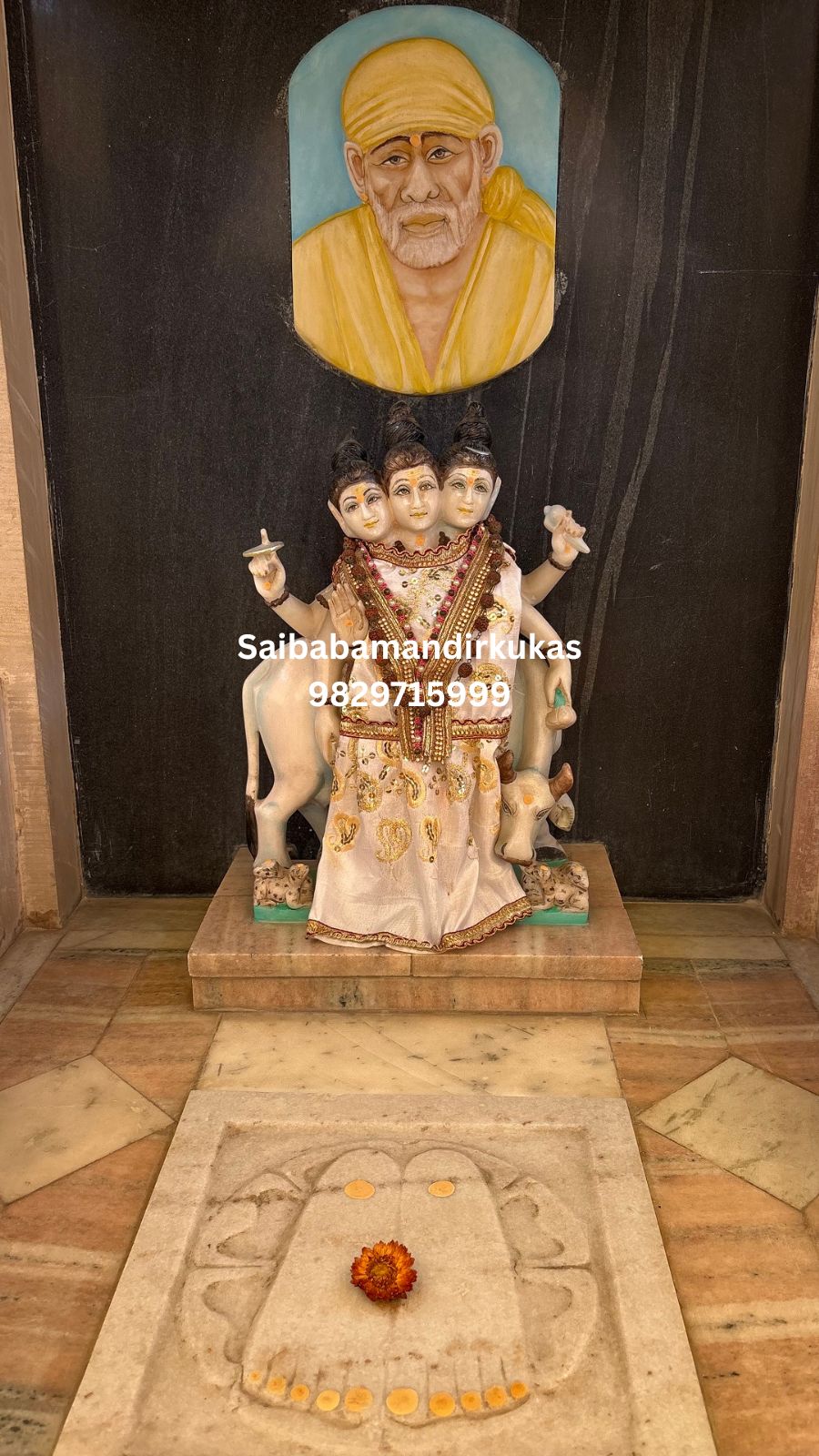 Lord Dattatreya & Sai Baba - Sai Baba Mandir Kukas