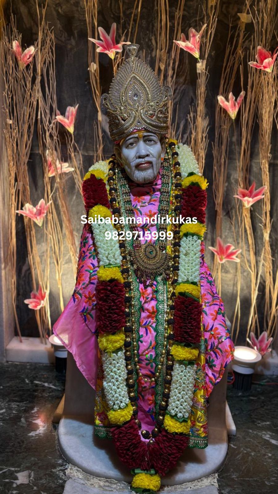 Shirdi Sai Baba Idol at Sai Baba Mandir Kukas